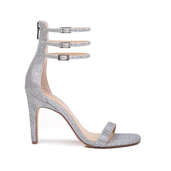 💙HP💙 Jewel Badgley Mischka Regina Ornamented Sandals 7.5 main image 0